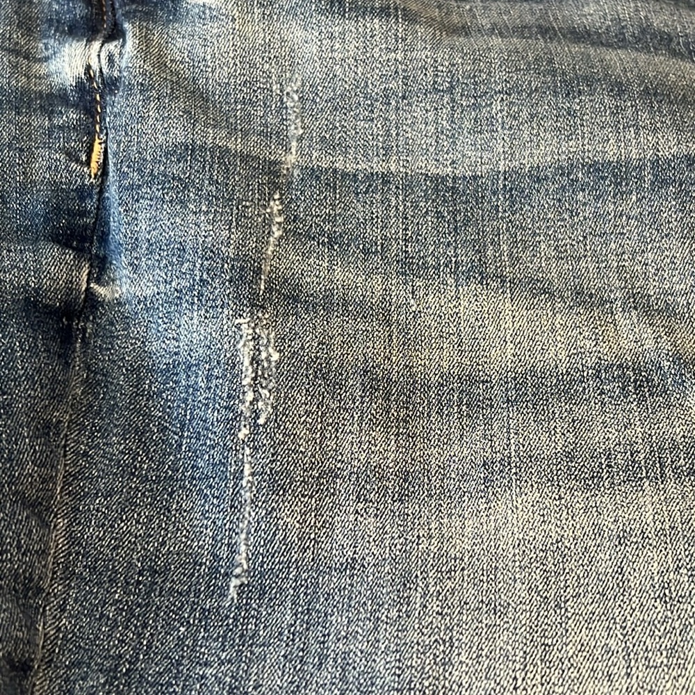KUT from the Kloth Donna High-Rise Skinny Distressed Ankle Jeans Fray 18W - Picture 15 of 15